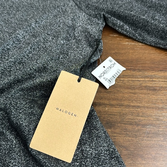 Halogen Glitter Metallic Wrap Long sleeve Dress Women’s‎ Size XL - Picture 13 of 13